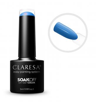 CLARESA SoakOFF UV/LED Gel - Blue 707, 5 ml